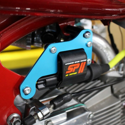 SPII汎用ハイパワーコイルモンキーフレームマウントステー黒