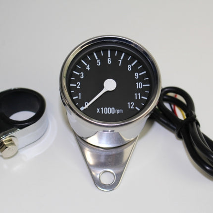 タコメーター12000RPM表示φ60ディスプレィブラック