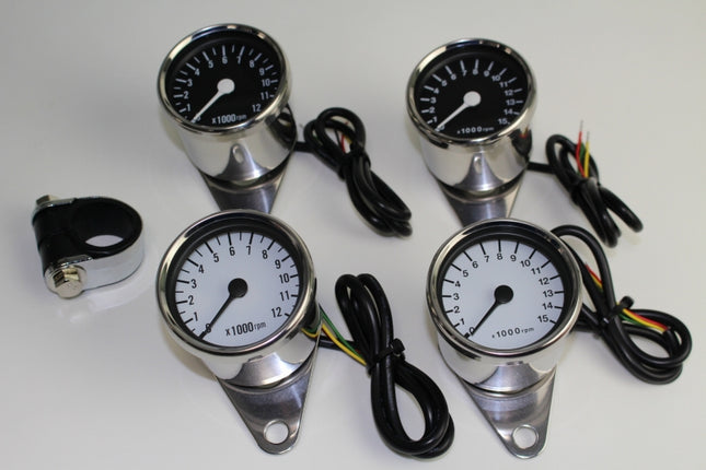 タコメーター15000RPM表示φ60ディスプレィブラック