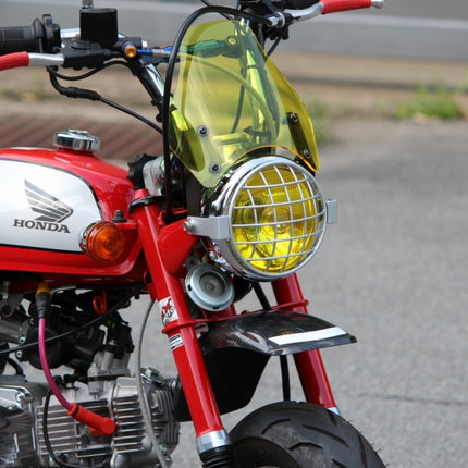 モンキーヘッドライト用アイロンプロテクターシルバー