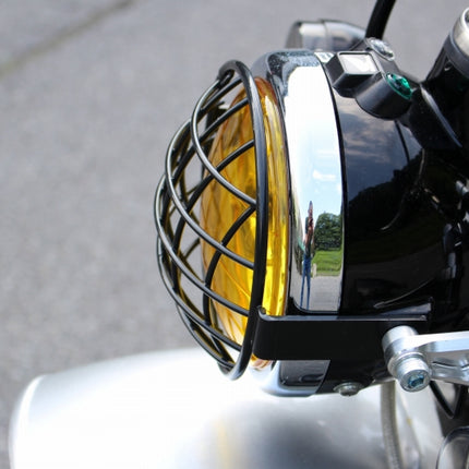 モンキーヘッドライト用アイロンプロテクターブラック