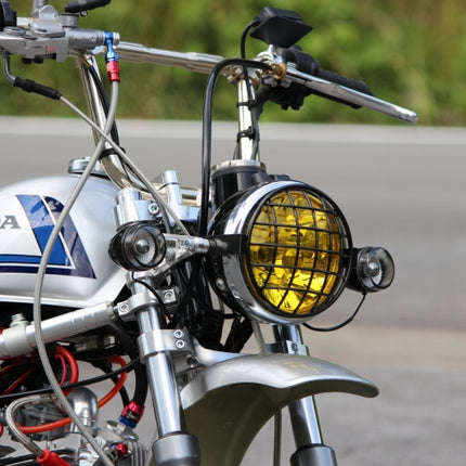 モンキーヘッドライト用アイロンプロテクターブラック