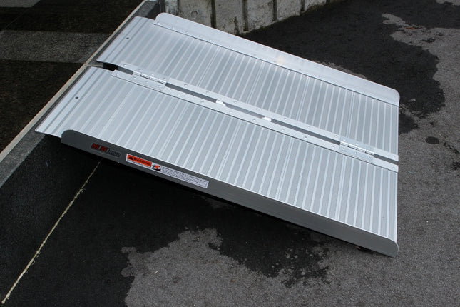 アルミ製 台車・車椅子・バイク用段差解消スロープ91cm