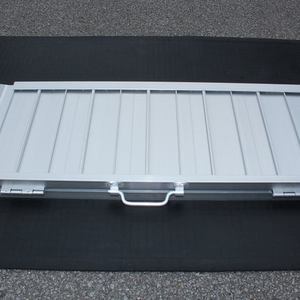 アルミ製 台車・車椅子・バイク用段差解消スロープ91cm