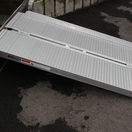 アルミ製 台車・車椅子・バイク用段差解消スロープ122cm