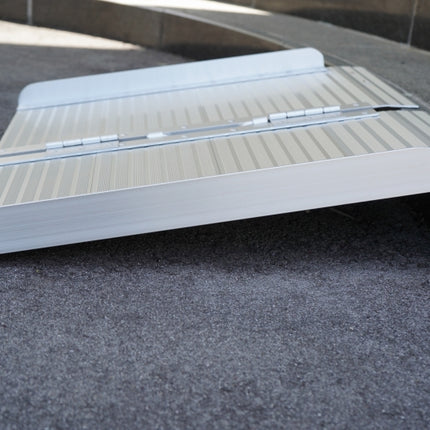 アルミ製 台車・車椅子・バイク用段差解消スロープ60cm