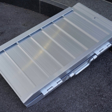 アルミ製 台車・車椅子・バイク用段差解消スロープ60cm