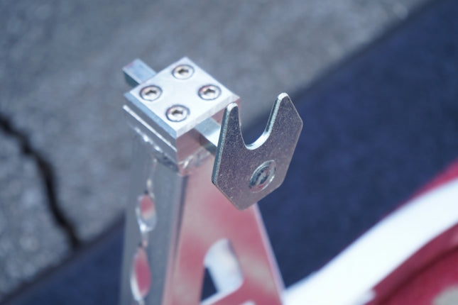 アルミ製モーターサイクルリアスタンドフックタイプ