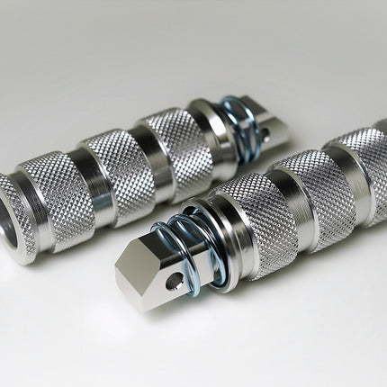 エイプ100用アルミ製ビレットタンデムフットステップ