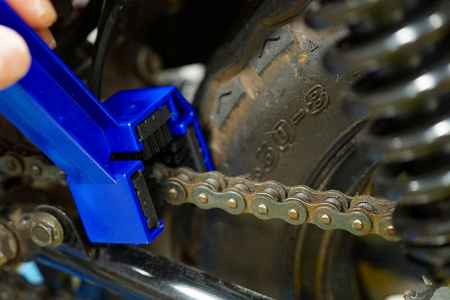 バイク用チェーンブラシ ブルー