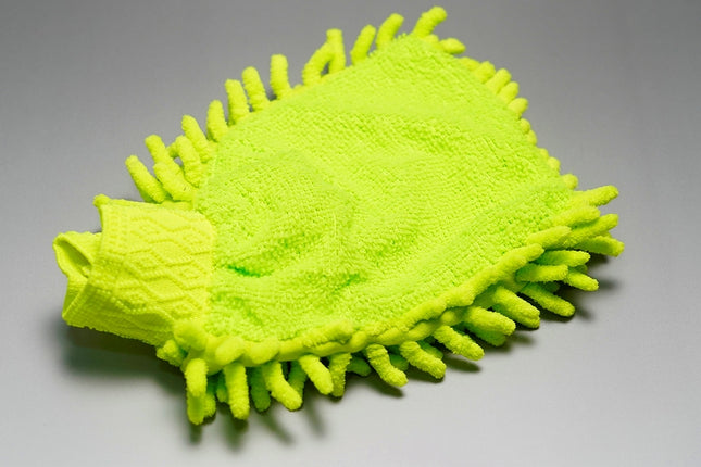 マイクロファイバーグローブバイク洗車用