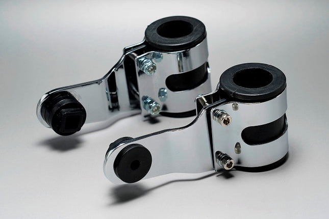 スチール製ヘッドライトステーφ30～31mmメッキ