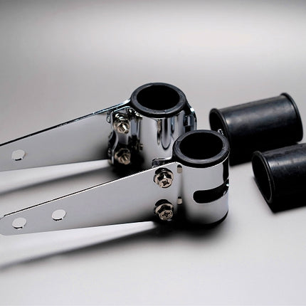 スチール製ヘッドライトステーφ30～38mmメッキ