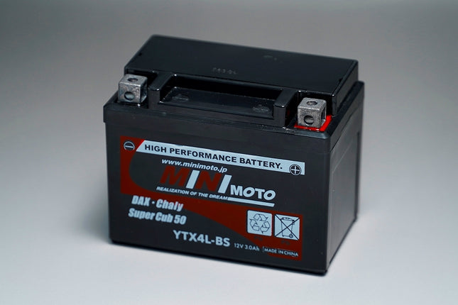 ダックス・シャリィ ハイパフォーマンスバッテリーYTX4L-BS