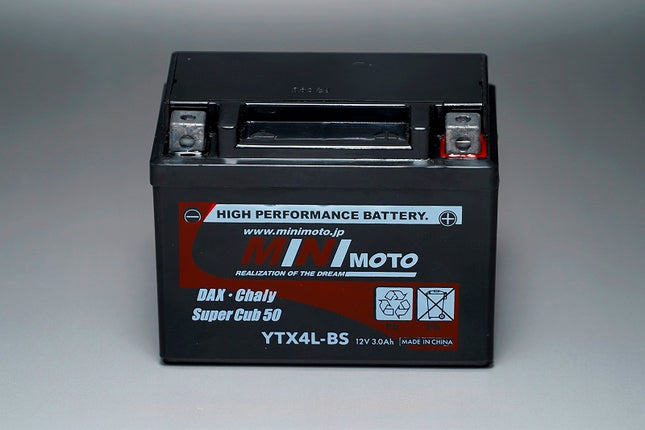 ダックス・シャリィ ハイパフォーマンスバッテリーYTX4L-BS