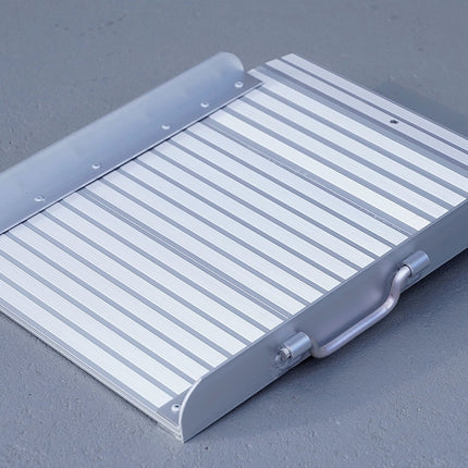 アルミ製 バイク・一輪車・農機具用段差解消スロープ長さ45cm