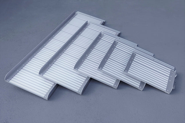 アルミ製 バイク・一輪車・農機具用段差解消スロープ長さ91cm