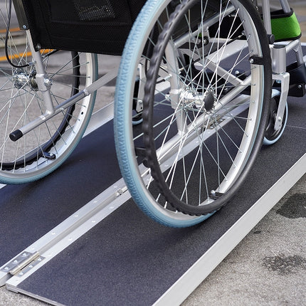 台車・車椅子・バイク用段差解消スロープ182cm滑り抑制仕様