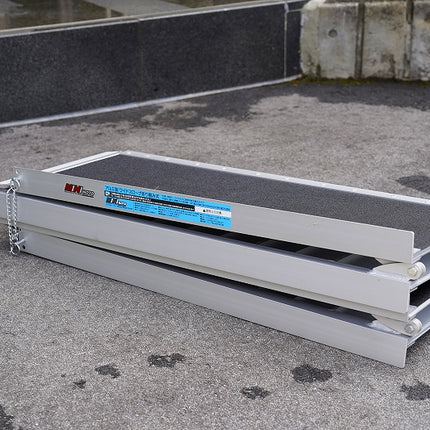 台車・車椅子・バイク用段差解消スロープ182cm滑り抑制仕様