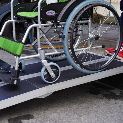 台車・車椅子・バイク用段差解消スロープ182cm滑り抑制仕様