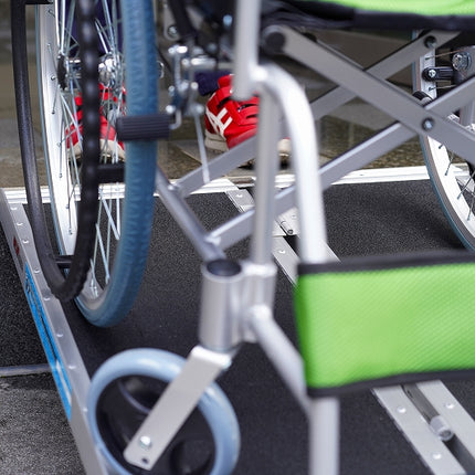 台車・車椅子・バイク用段差解消スロープ91cm滑り抑制仕様