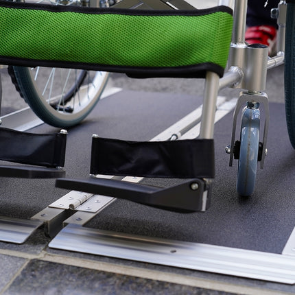 台車・車椅子・バイク用段差解消スロープ91cm滑り抑制仕様