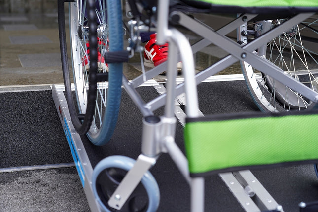 台車・車椅子・バイク用段差解消スロープ122cm滑り抑制仕様