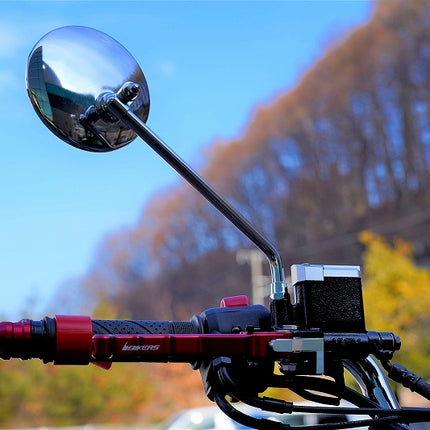 モンキー/ゴリラタイプ レトロミラー スチール製メッキ