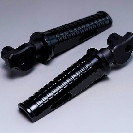 モンキーアルミ製ビレットサーキットフットステップ ブラック