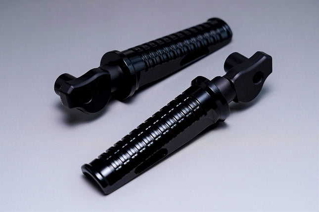 モンキーアルミ製ビレットサーキットフットステップ ブラック