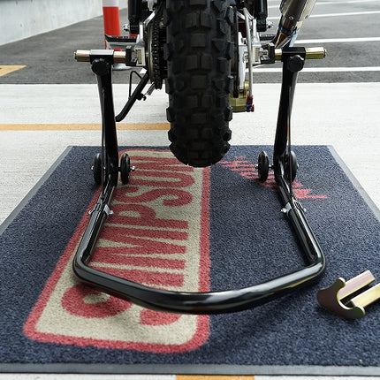 バイク用12～21インチホイール車リアスタンド ブラック