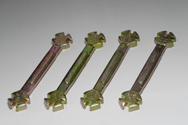 二輪車ホイール用スポークニップルレンチ4本セット