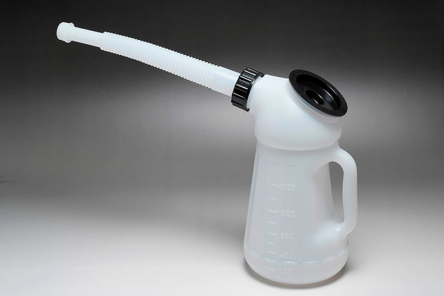 ミニバイク用オイルジョッキ キャップ付き1L