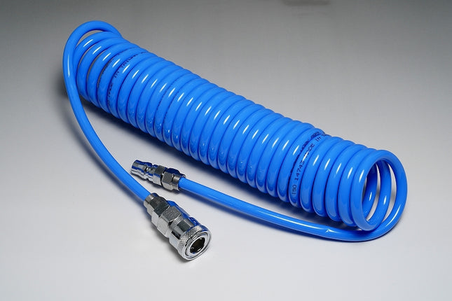 エアーコイルホース径5×8mm ブルー 5m