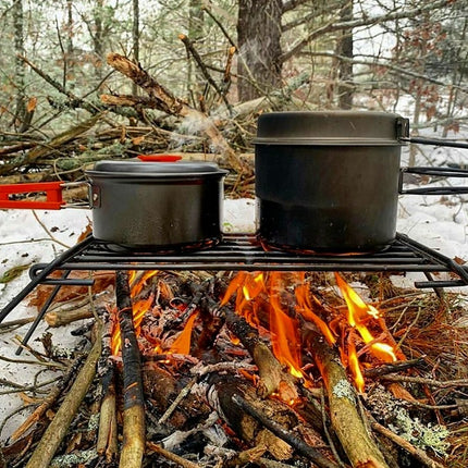 ブッシュクラフト 軽量グリル台17x 32cm ブリディシュ製