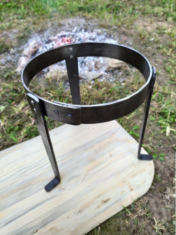 鍛造 ハンドメイド フライパン&三脚 チェコ製