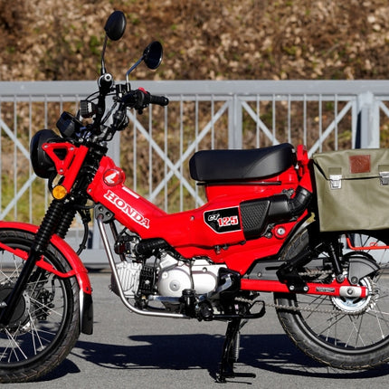 CT125ハンターカブ サイドバッグサポート左側専用レッド