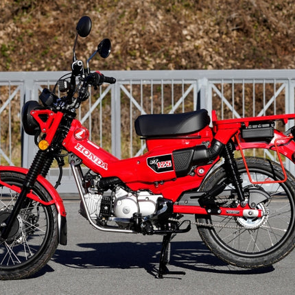 CT125ハンターカブ サイドバッグサポート左側専用ブラック