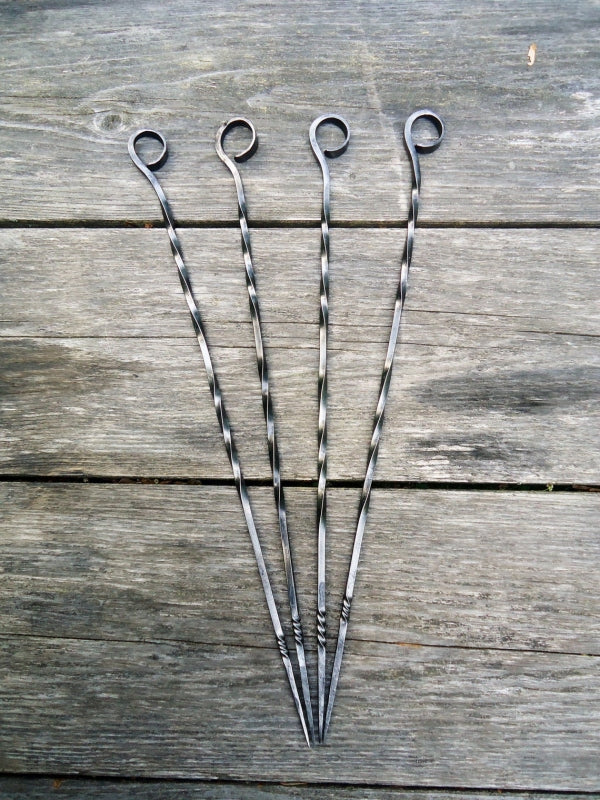 ハンドメイド バーベキュー 鍛造串