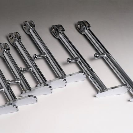 Z50Jモンキー足型サイドスタンド クロームメッキ250mm