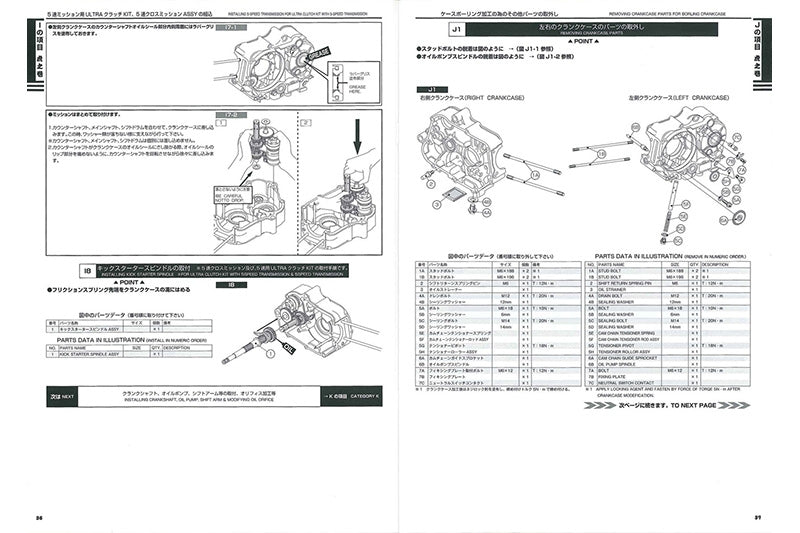 モンキー・スーパーカブ系横型エンジン用 虎の巻(腰下編) – ミニモト