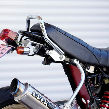 APE50、APE100(一部車体のみ)グラブバー クロームメッキ