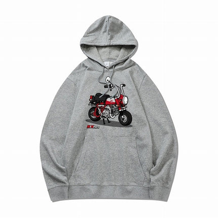 MINIMOTOロゴ入りスウェットトップス モンキーZ50AグレーXL