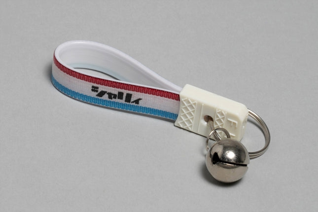 クラシックキーホルダー鈴付きストライプ シャリィ