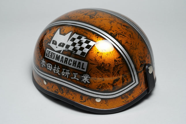 4miniダックテールヘルメットスクエア キャンディゴールド