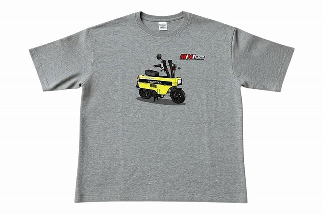 MINIMOTOロゴ入りTシャツ モトコンポ グレーL