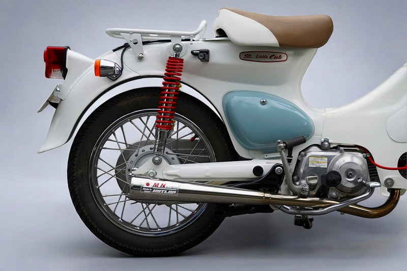 リトルカブ・スーパーカブ レッド 330mm強化リアショック – ミニモト