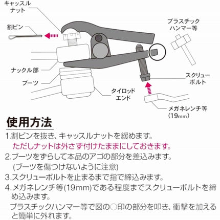 タイロッドエンドセパレーター プーラー