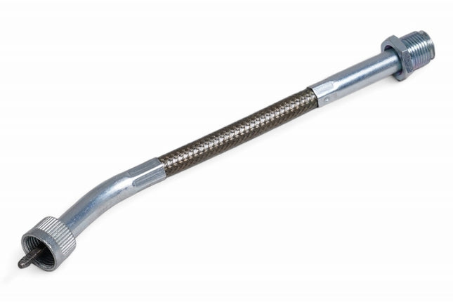 スピードメーター 延長ケーブル 30度曲がり 150mm メッシュ