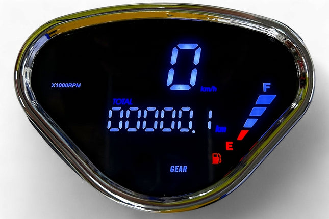 ダックス シャリィ スピード タコメーター デジタル LED